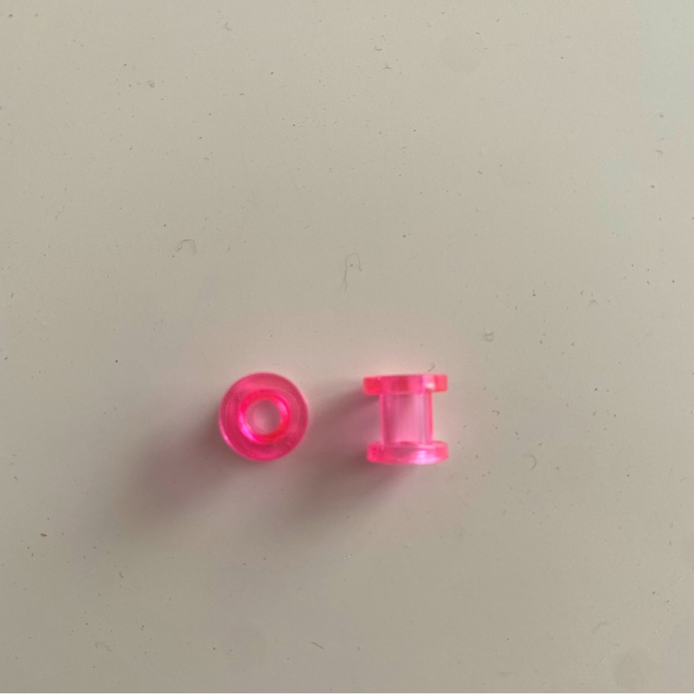 Plastic earrings